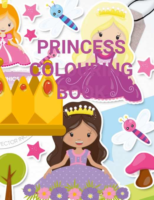 PRINCESS COLOURING PAGES for KIDS