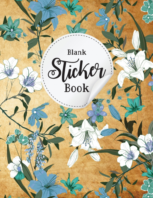 Vintage Flower Mothers Day Blank Sticker
