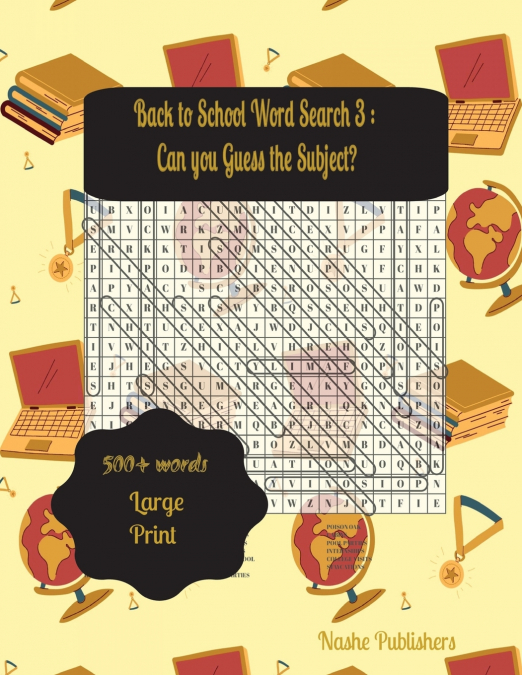 Back to School Word Search Puzzles 3