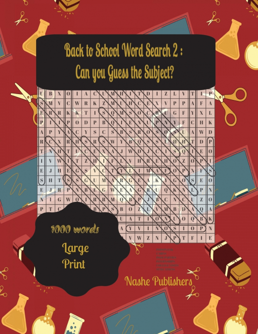 Back to School Word Search Puzzles 2