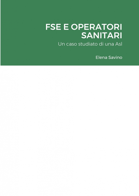 FSE E OPERATORI SANITARI