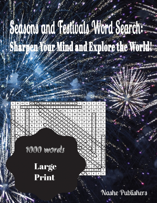 Seasons and Festivals Word Search