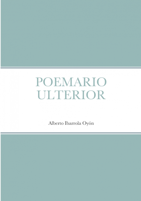 POEMARIO ULTERIOR