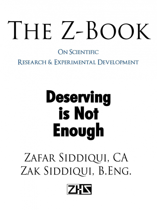 The Z-Book On Scientific Research & Experimental Development