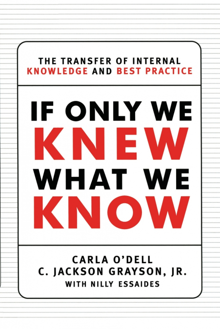 If Only We Knew What We Know