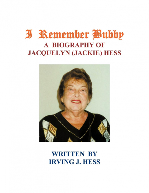 I Remember Bubby