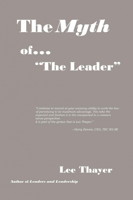 The Myth of 'the Leader'