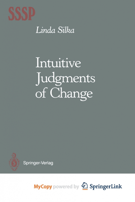 Intuitive Judgments of Change