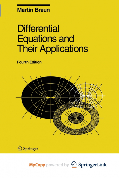 Differential Equations and Their Applications