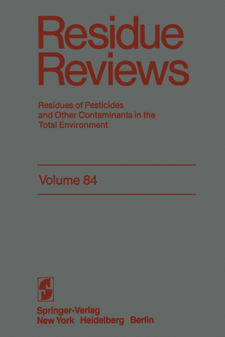 Residue Reviews
