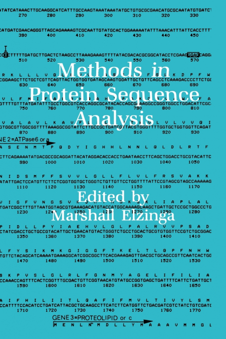 Methods in Protein Sequence Analysis