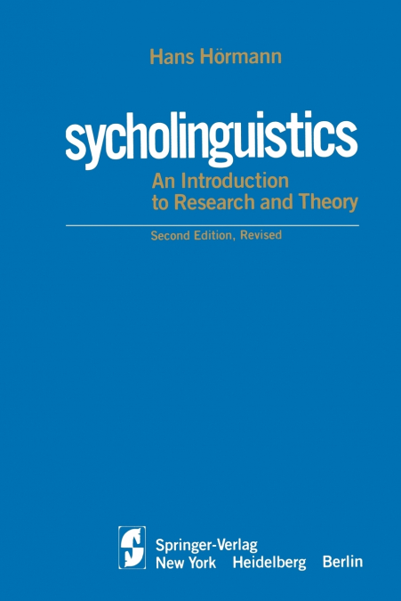 Psycholinguistics