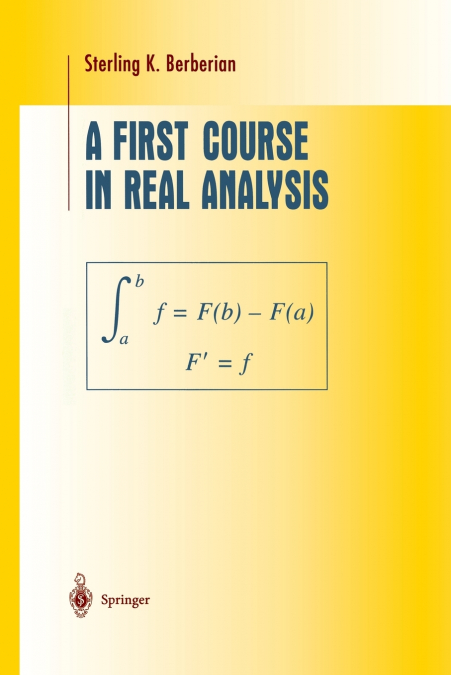 A First Course in Real Analysis