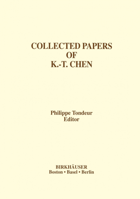 Collected Papers of K.-T. Chen