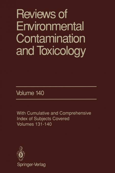Reviews of Environmental Contamination and Toxicology