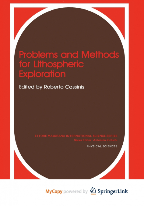 Problems and Methods for Lithospheric Exploration