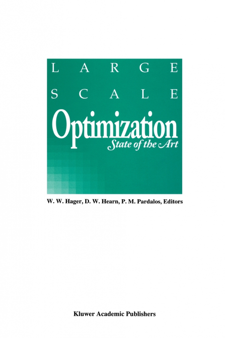 Large Scale Optimization