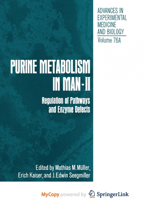Purine Metabolism in Man-II