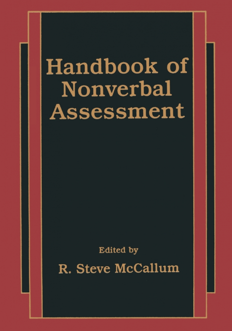 Handbook of Nonverbal Assessment