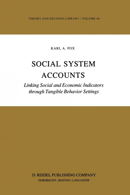 Social System Accounts