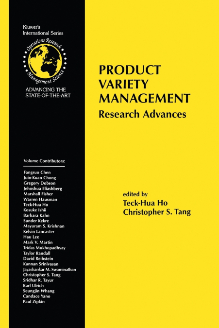Product Variety Management