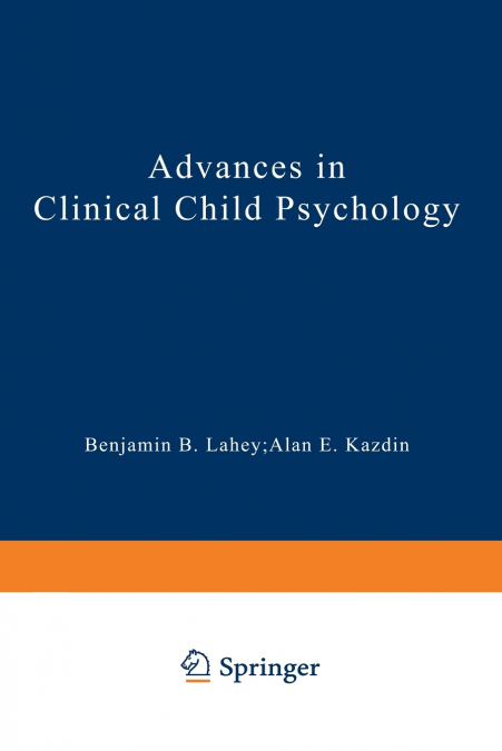 Advances in Clinical Child Psychology
