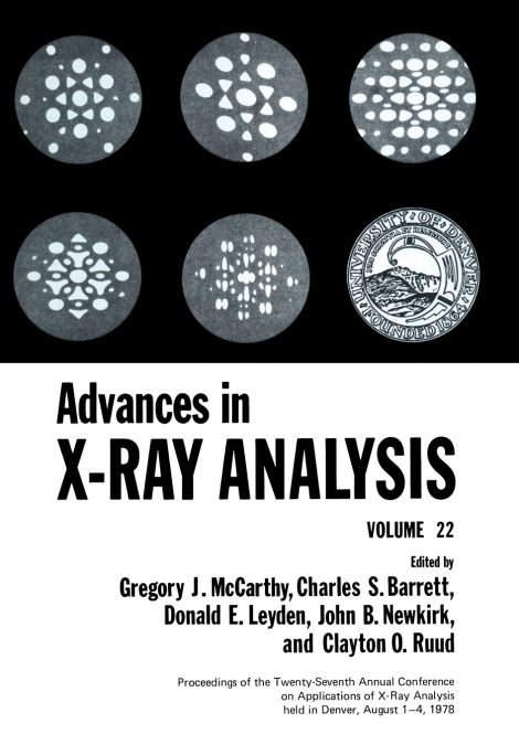 Advances in X-Ray Analysis