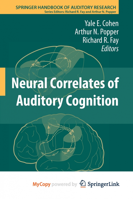 Neural Correlates of Auditory Cognition