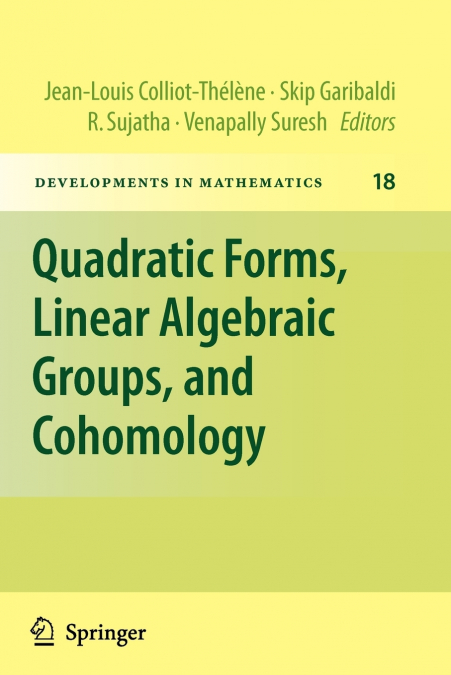 Quadratic Forms, Linear Algebraic Groups, and Cohomology