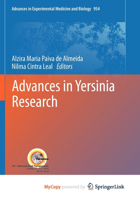 Advances in Yersinia Research