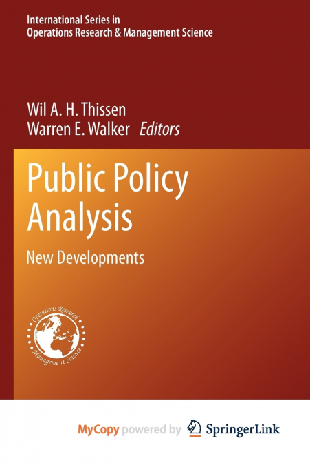 Public Policy Analysis