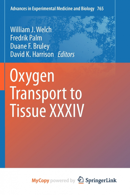 Oxygen Transport to Tissue XXXIV