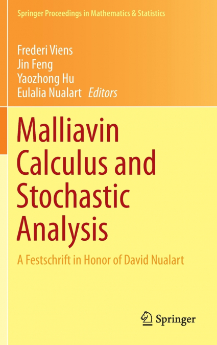 Malliavin Calculus and Stochastic Analysis