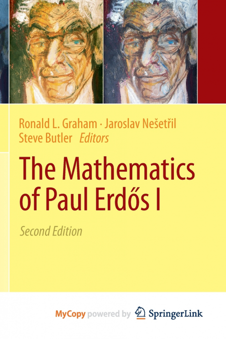 The Mathematics of Paul Erdős I