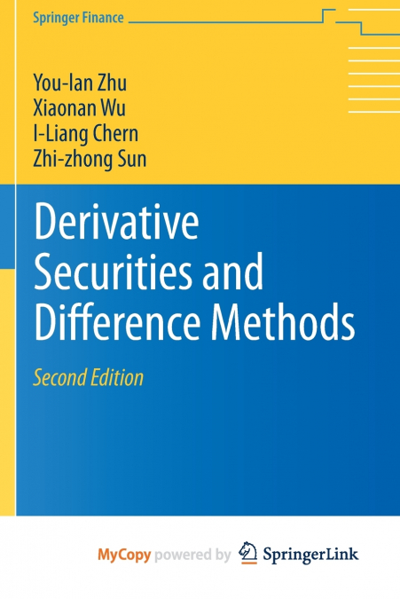 Derivative Securities and Difference Methods