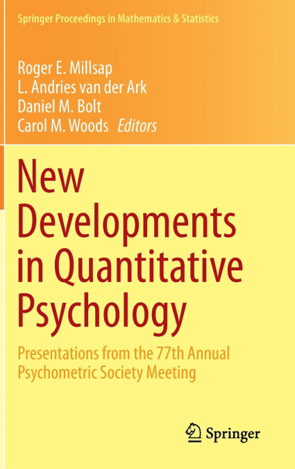 New Developments in Quantitative Psychology