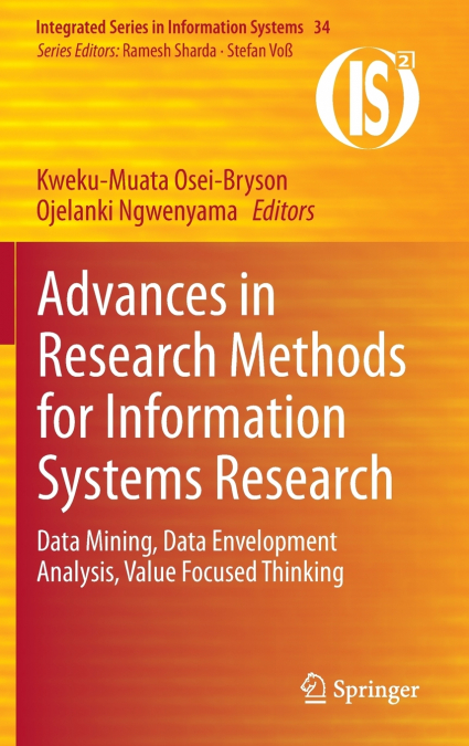Advances in Research Methods for Information Systems Research