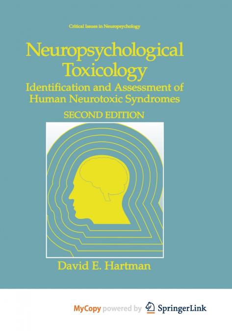 Neuropsychological Toxicology