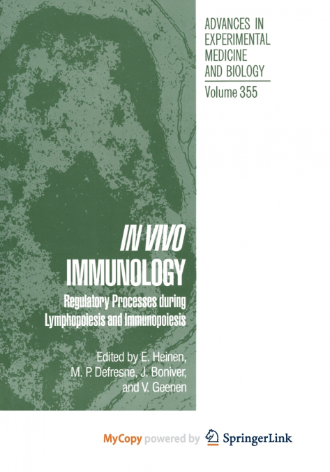 In Vivo Immunology