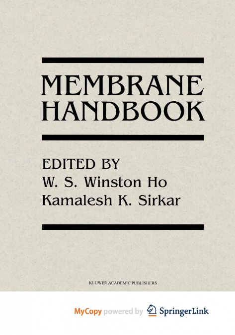 Membrane Handbook