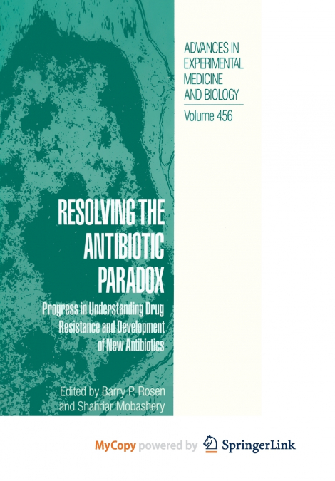Resolving the Antibiotic Paradox