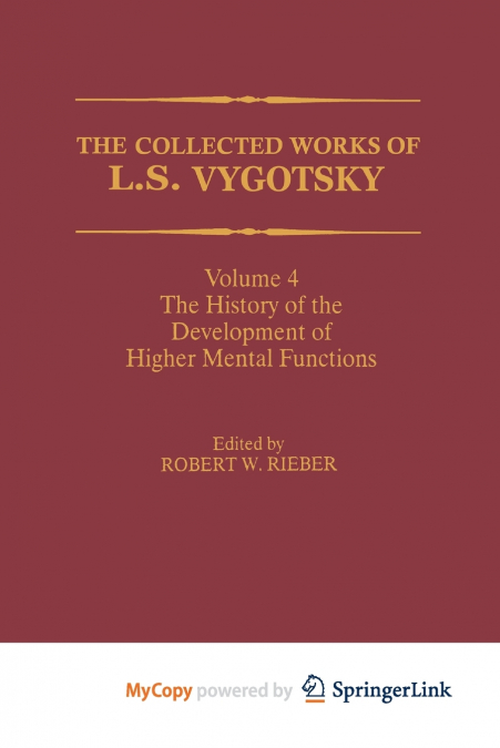 The Collected Works of L. S. Vygotsky