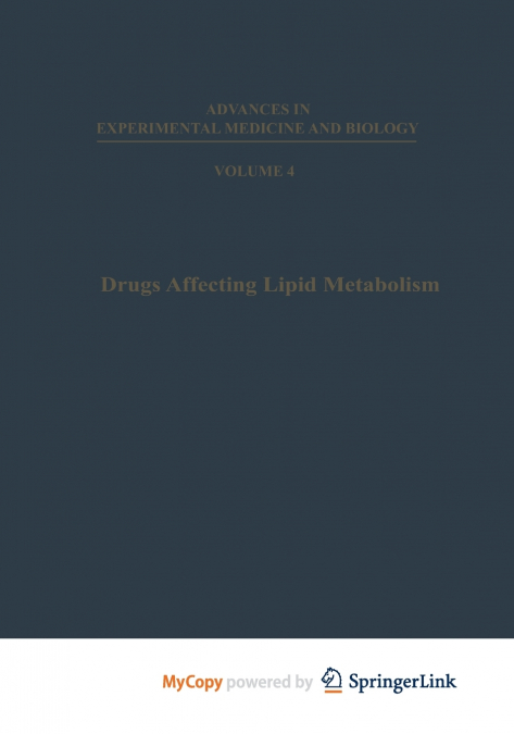 Drugs Affecting Lipid Metabolism