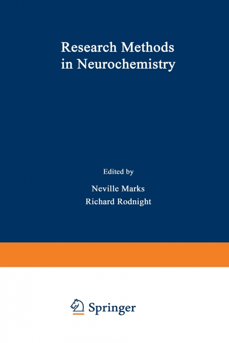 Research Methods in Neurochemistry