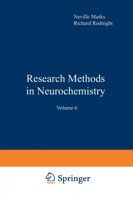 Research Methods in Neurochemistry