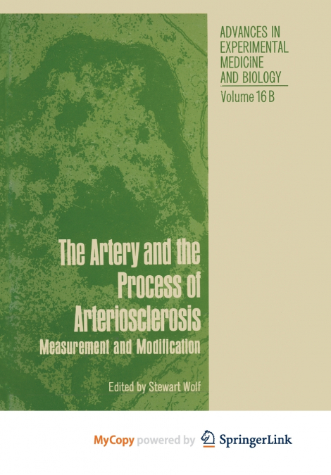 The Artery and the Process of Arteriosclerosis