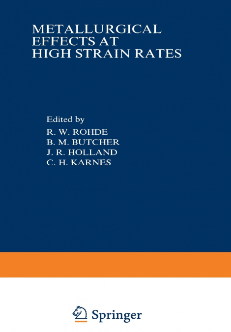 Metallurgical Effects at High Strain Rates