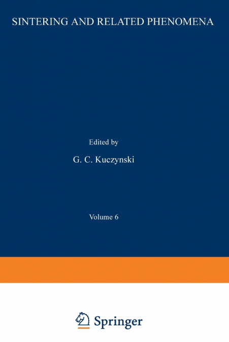 Sintering and Related Phenomena