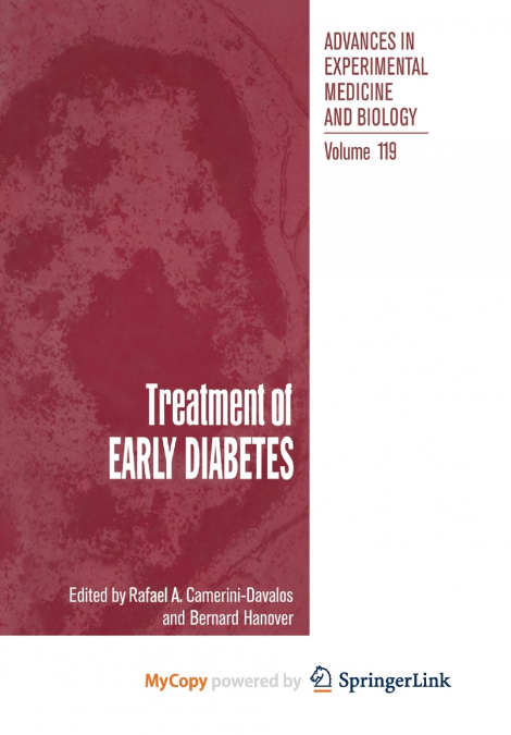 Treatment of EARLY DIABETES