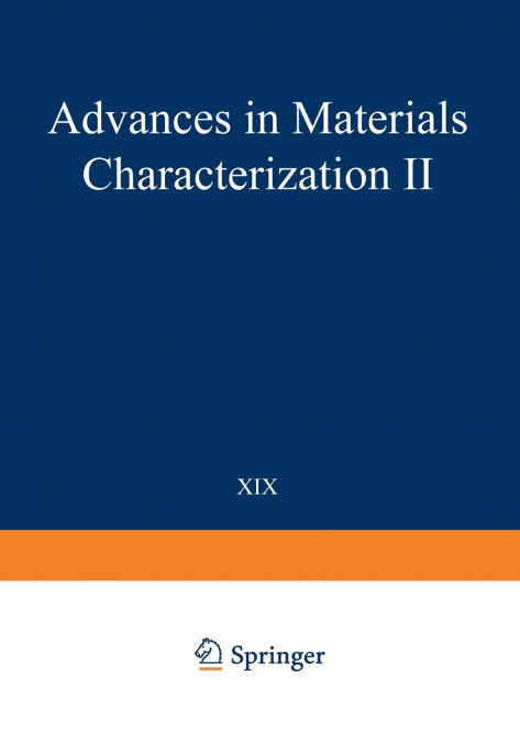 Advances in Materials Characterization II